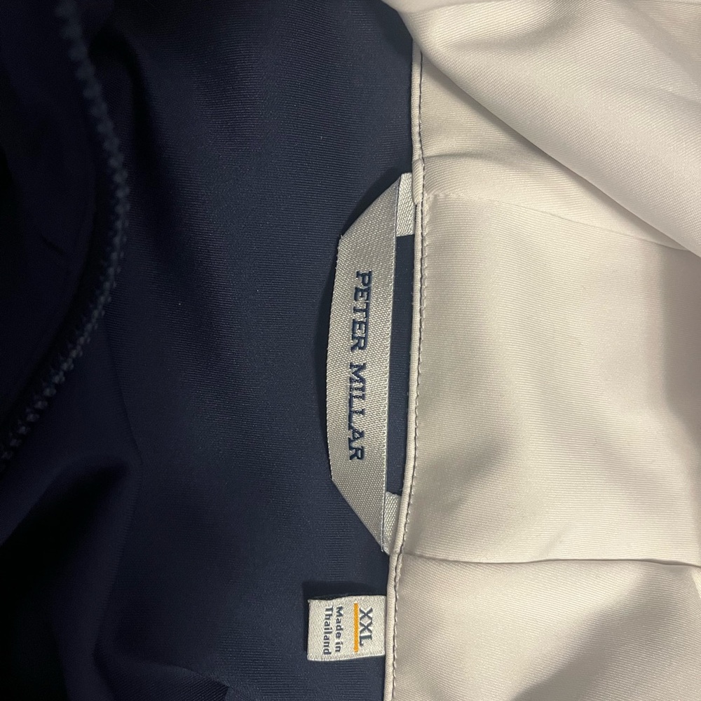 Peter Millar Crown 1/4 zip waterproof/windproof golf pullover. Like new